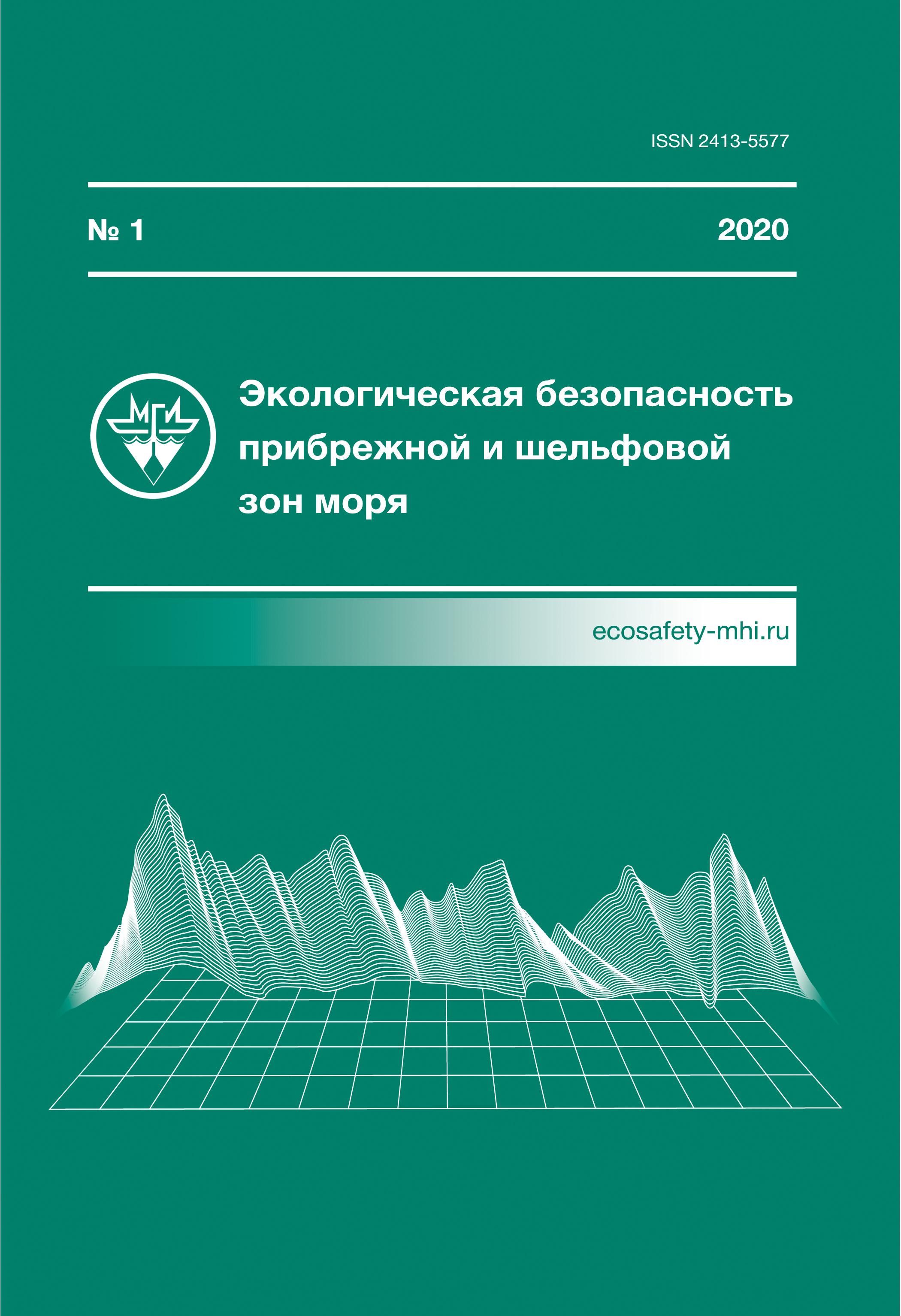                         ECOLOGICAL SAFETY OF COASTAL AND SHELF ZONES OF SEA
            